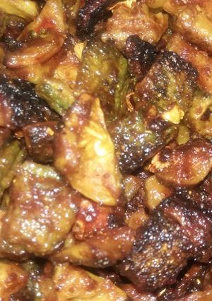 A picture of Tangy karela (bitterguard).