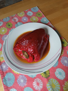 Una foto de Pimientos rellenos de espelta