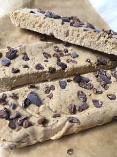 A picture of Vegan Keto Peanut Butter Protein Bars.