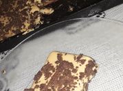 Una foto de chocotorta con queso crema