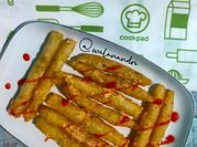 Gambar snack pake keju slice