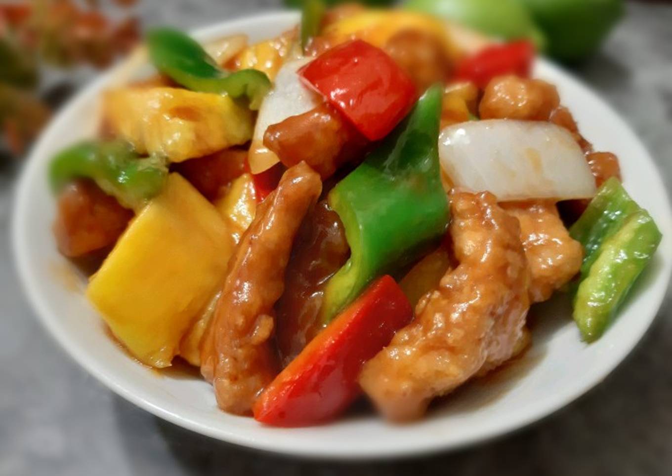 Chinese Sweet and Sour Pork (Cantonese Dish)