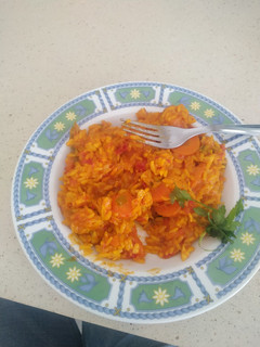 Una foto de Pollo con arroz