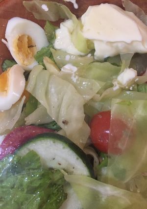 A picture of Egg salad.