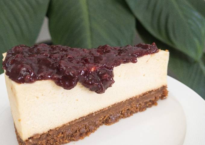 Steps to Prepare Super Quick Homemade No-bake Biscoff Cheesecake