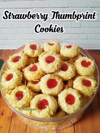 Recipe 208. Strawberry Thumbprint Cookies the Delicious Perfect