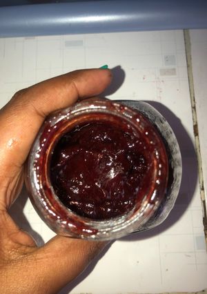 A picture of Homemade Plum Jam spread.
