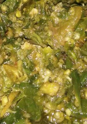 Foto resep Sambel cabai hijau