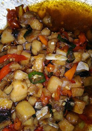 Foto resep Ikan asin telang pedas asam manis