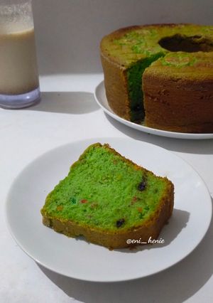 Foto resep 1036. Bolu Pisang Pandan