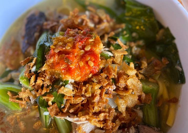 Fresh Cakalang Noodles Soup (Mie Cakalang Manado)