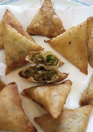 A picture of Beef samosa.