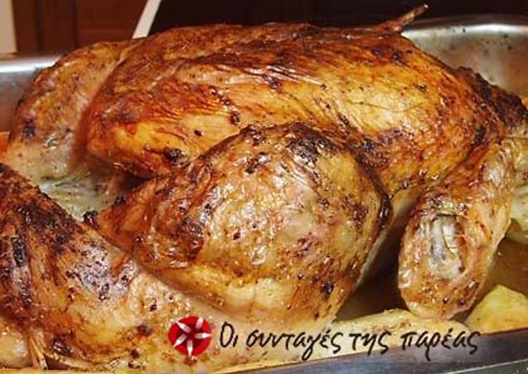 Chicken with potatoes in the oven