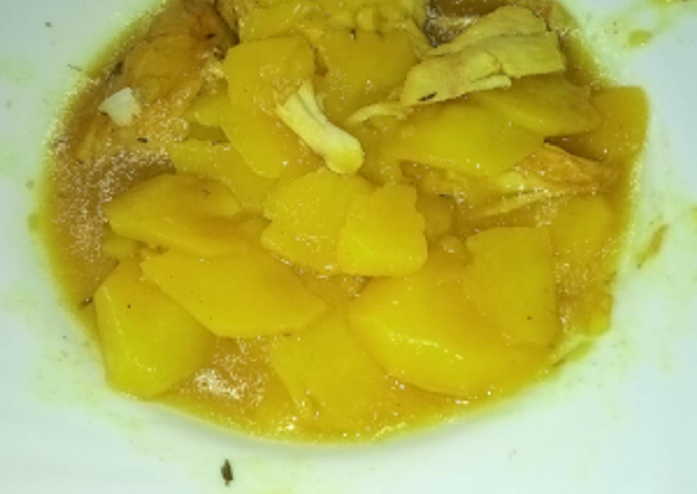 Pollo en salsa en olla exprés