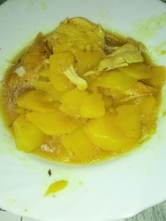 Una foto de Pollo en salsa en olla exprés