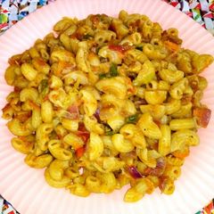 A picture of Vegetable pasta.