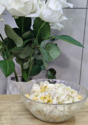 Фото ПХ салат із сметанним соусом 🤤.