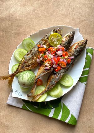 Foto resep Ikan Kembung Goreng Sambal Matah