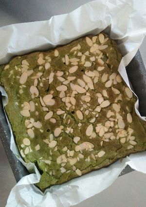 Foto resep Chewy Matcha Brownies