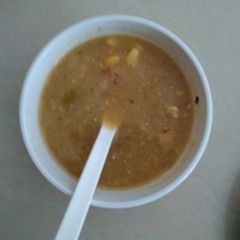 A picture of Sweetcorn sweet & yummy soup.