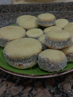 Una foto de Alfajores de maicena!