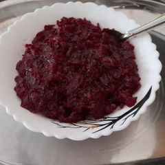 A picture of Beetroot Halwa.
