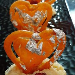 A picture of Tasty rabdi -jalebi.