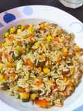 Arroz primavera integral 😁