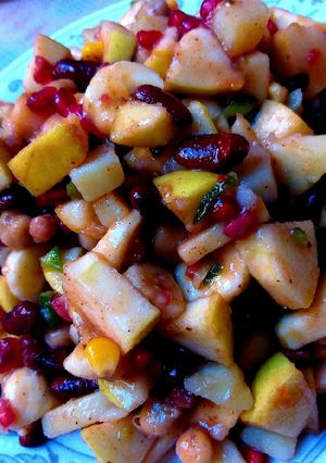 A picture of Mix beans chaat or salad.