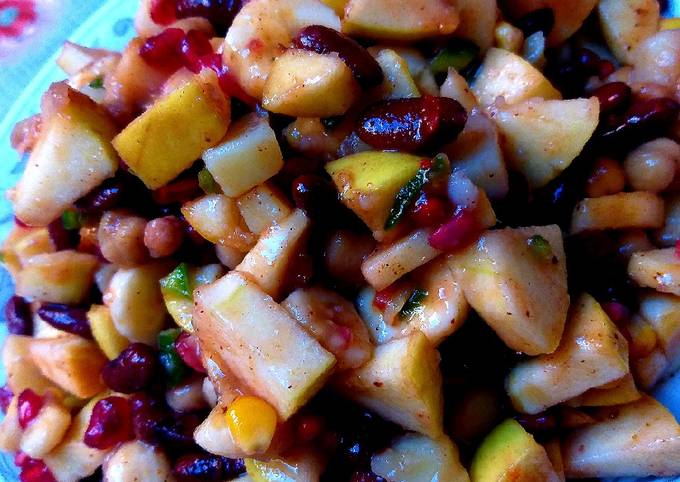 Mix beans chaat or salad Recipe