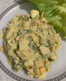 Ensalada de huevo duro