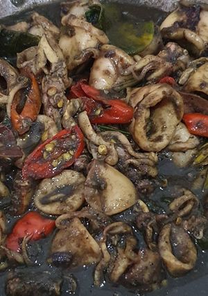 Foto resep Cumi Tinta Hitam / Item