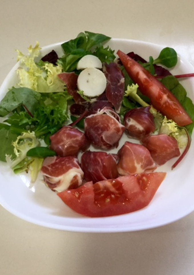Una foto de Albóndigas de queso con jamón