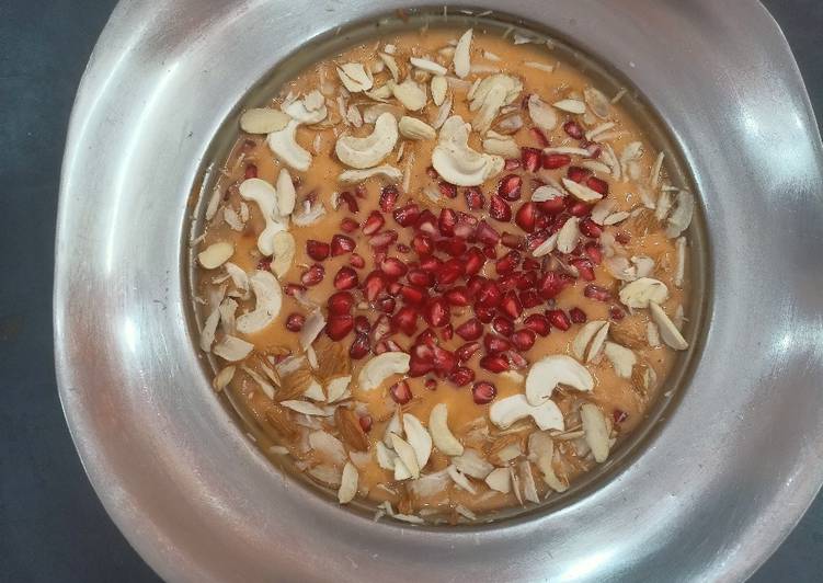 Steps to Make Awsome Pomegranate pudding | This is Recipe So Tasty You Must Undertake Now !!