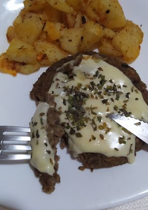 Una foto de Hamburguesas De Lentejas y Arroz