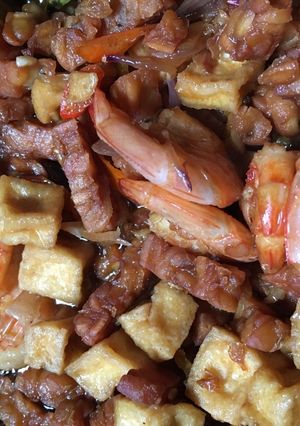 Foto resep Orek Tempe Tahu Udang