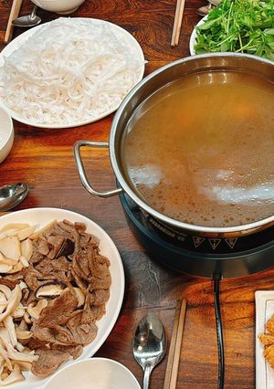 Hình của món Phở chay.