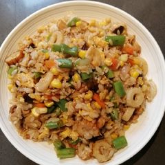 A picture of Corn Fried Rice.