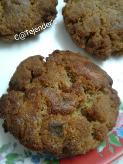 A picture of Healthy vegan tutti fruity cake crumb cookies.