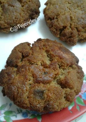 A picture of Healthy vegan tutti fruity cake crumb cookies.