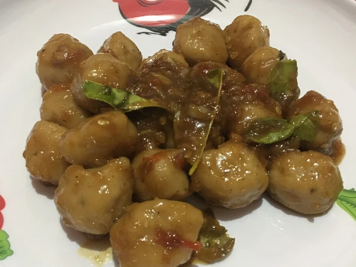 Langkah Gampang Membikin Resep Pentol Mercon Rempah rasa Pedas Manis yang Bikin Ngiler Anti Ribet, Menggugah Selera