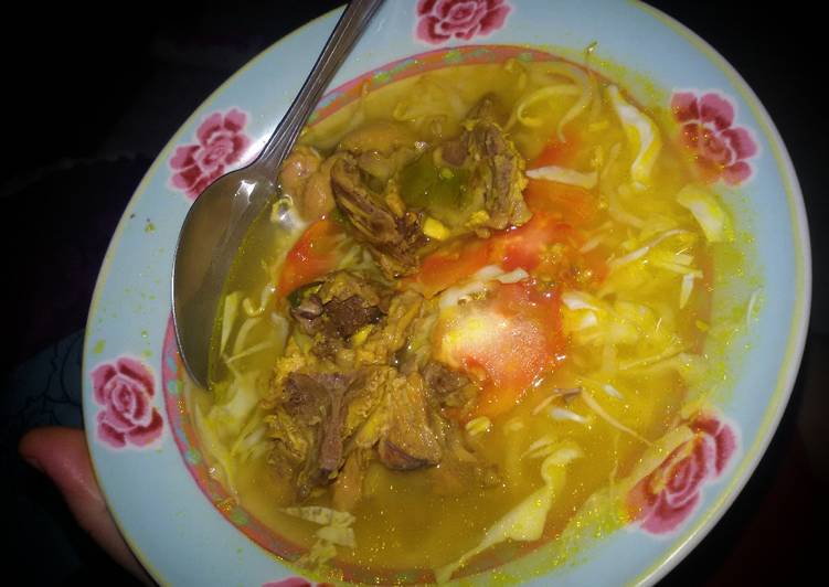 Cara Gampang Membuat Soto Ayam Plus Balungan Yang Lezat