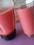 Smoothie de fresa y frambuesa
