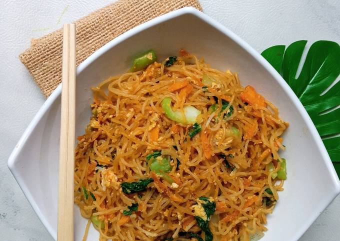 Bihun Goreng Ebi Pokcoy