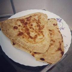 A picture of Namak jeera parathe.