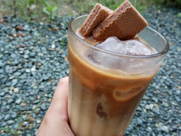 Langkah Gampang Membuat Resep Es Kopi Gula Merah atau Kopi Kekinian 😁 yang Bikin Ngiler Anti Ribet, Bikin Ngiler