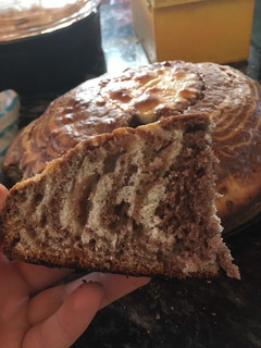 Una foto de Torta marmolada fácil
