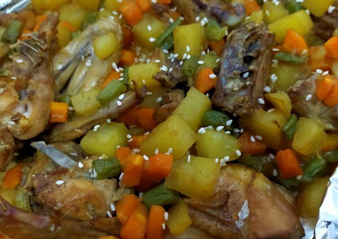 Resep Ayam kentang oven yang Bikin Ngiler