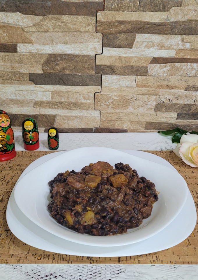 Una foto de Feijão preto