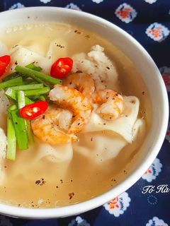 Hình của món Hoành Thánh nước.